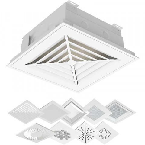 Блоки для фильтров высокой эффективности с круглым патрубком и торцевым подводом ВБ-С